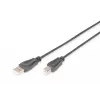 Digitus ASSMANN - USB-kaabel - USB-tüüp A, 4-kontaktiline (M) - USB-tüüp B, 4-kontaktiline (M) - 50 cm (USB/USB 2.0) - Must (AK-300105-005-S)