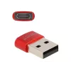 Delock - USB-adapter - USB (M) 24-kontaktilisele USB-C-le (N) - USB 2.0 3 A - punane (60050)