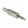 Juhtmepistik DeLOCK 65546 3,5 mm hõbedane