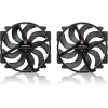 Noctua NF-A14x25r G2 PWM Sx2-PP chromax.Must 140mm kahe ventilaatori komplekt