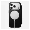 Mobiiltelefoni nahast foliokaas Nomad Modern Leather Folio Cover iPhone 17 Pro jaoks, 16 cm (6,3 tolli), must, 4 kaarditaskuga