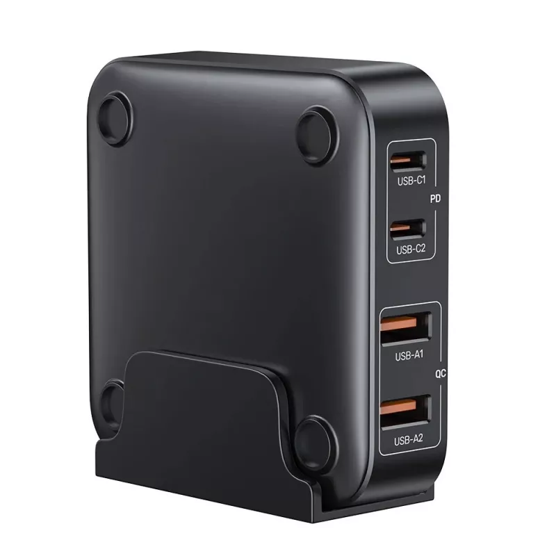 Uniteki lauaadapter P1229ABK01-EU 100W 2× USB-A ja 2× USB-C-ga