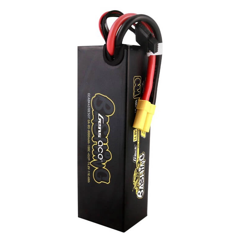 Gens ace 8000mAh 14.8V 100C 4S2P Lipo akupakk