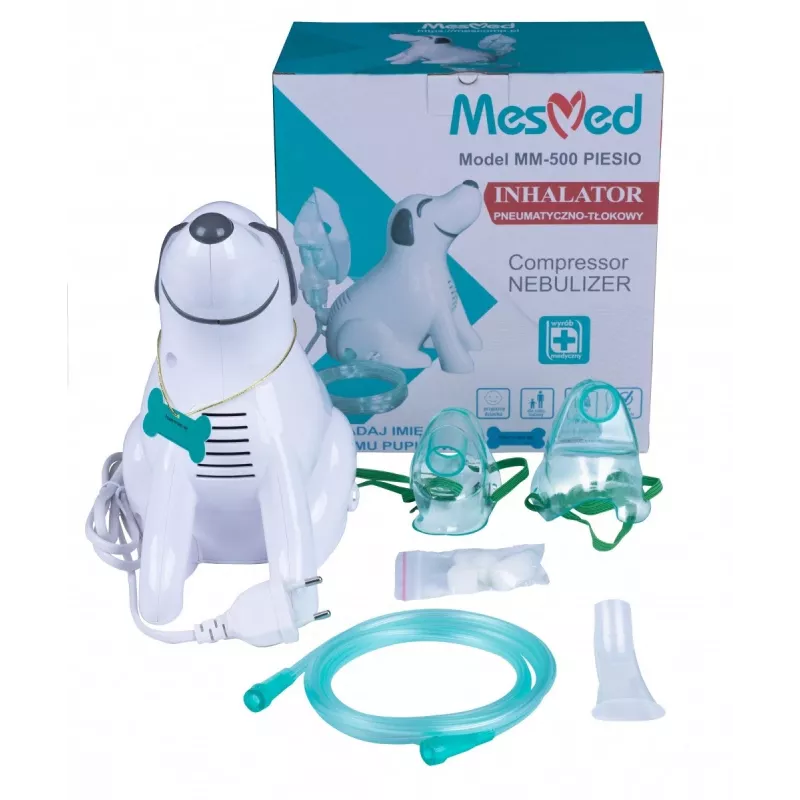 Inhaler Mesmed MM-500 Piesio pneumatilis-kolb-tüüpi kaasaskantav disain