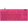 Logitech G PRO X TKL RAPID klaviatuur mängimiseks USB QWERTY roosa