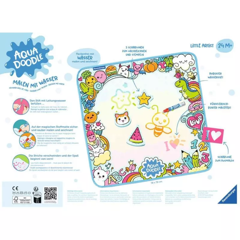 Laste veega joonistusmatt Ravensburger Little Artist Mitmevärviline