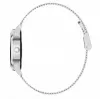 Nutikell ORO-MED ORO-SMART CRYSTAL SILVER — ümmargune metallkorpus, LCD 240×198, 1,04-tolline ekraan, Bluetooth 4.0, veekindel, 120 mAh aku