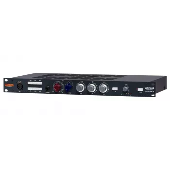 Audio eelvõimendi WARM AUDIO WA73-EQ — ühe kanaliga, must, 20–20 000 Hz, 1200 Ω sisend, 115/230 V