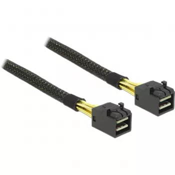 Delock - Sisemine SAS-kaabel - SAS 6Gbit/s - 4x Mini SAS HD (SFF-8643) kuni 4x Mini SAS HD (SFF-8643) - 1,0m - P/N: 62703, 62704 jaoks (83387)