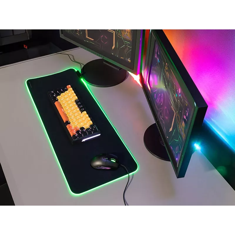 Gamepad TRACER GameZone Maxi RGB TRAPAD47549 — juhtmega kontroller RGB-valgustuse ja ergonoomilise disainiga