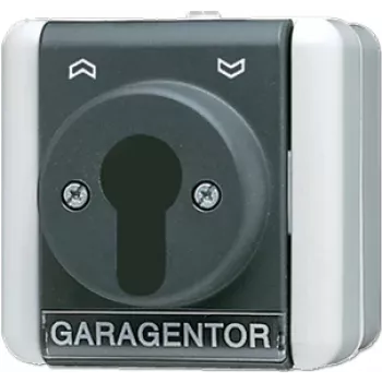 JUNG 806.18 W - Võtmelüliti - 2P - Juhtmega - Must - Valge - IP44 - 250 V
