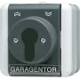 JUNG 806.18 W - Võtmelüliti - 2P - Juhtmega - Must - Valge - IP44 - 250 V
