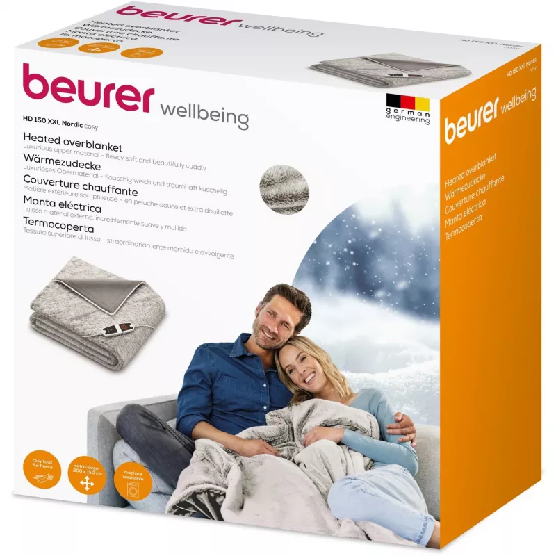 Beurer HD 150 XXL soojendustekk, pestav, 6 kuumusastet