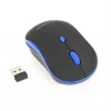 Juhtmevaba optiline hiir Gembird MUSW-4B-03-B, RF, mõlemakäeline, 1600 DPI, 4 nuppu, akutoitega, sinine/must