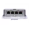 Switch UBIQUITI NanoSwitch Gigabit Ethernet PoE, 4x Gigabit RJ-45, 4x PoE pordid, 36W eelarve, 24V DC