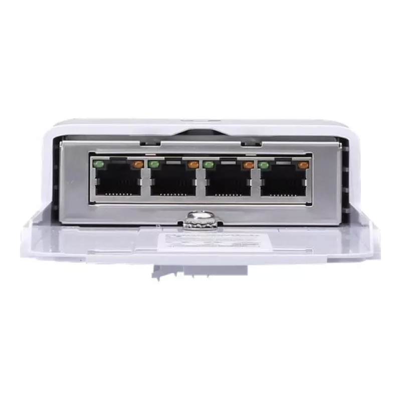 Switch UBIQUITI NanoSwitch Gigabit Ethernet PoE, 4x Gigabit RJ-45, 4x PoE pordid, 36W eelarve, 24V DC
