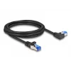DeLOCKi RJ45 võrgukaabel Cat.6A S/FTP 2 m must