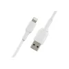 Belkin PVC USB-A–Lightning 2 m valge