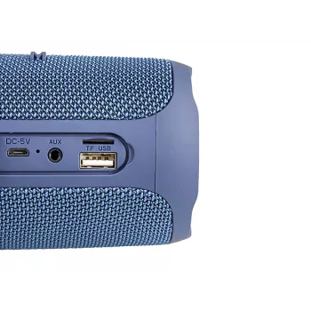 Kaaskantav kõlar MANTA SPK130GO BT — Bluetooth 5.0, TWS, FM, 10W RMS, taaslaetav (must, 8×8×19 cm)