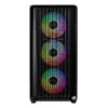 Montech X5M (B) Micro Tower PC-korpus — Micro‑ATX/Mini‑ITX, 3×120 mm ees, 1×120 mm taga, toetab ATX-toiteplokki, 2×3,5-tolline + 4×2,5-tolline, must