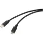 Renkforce USB-kaabel USB 2.0 USB-C®-pistik, USB-Micro-B-pistik 1,00 m must ümmargune RF-5719754 (RF-5719754)