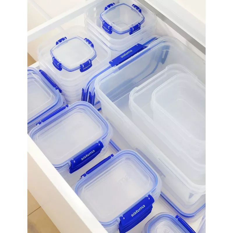 Sistema plastiks Sistema 881650, konteiner, kandiline, 1,15 l, läbipaistev, plast, Uus-Meremaa