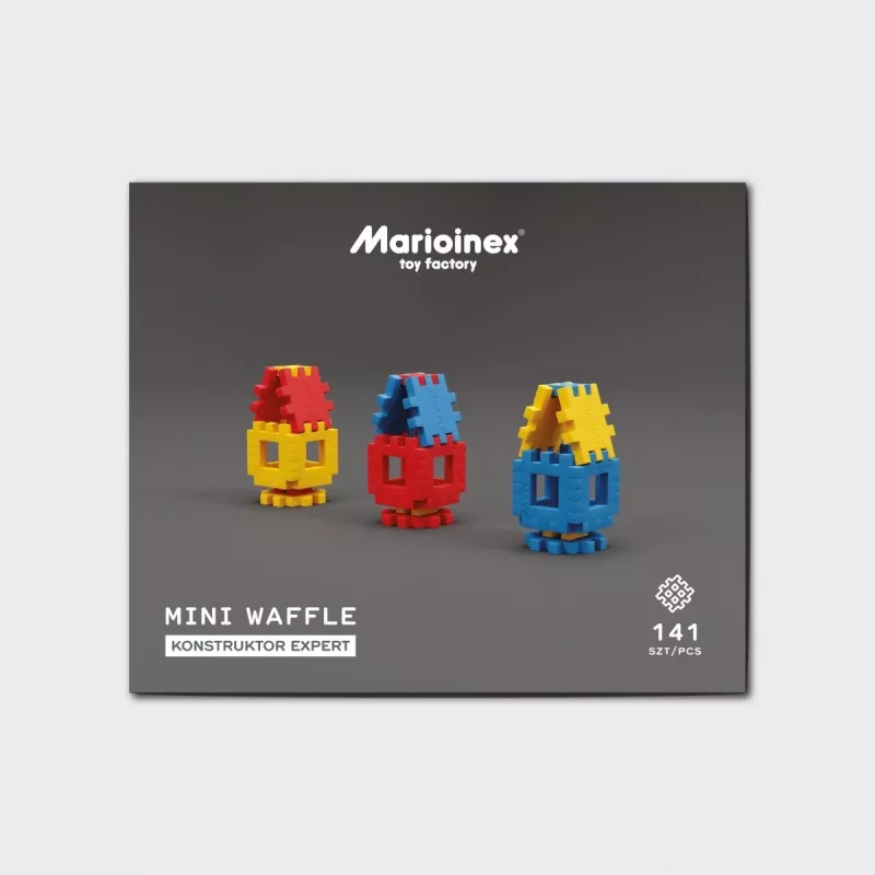 Mängukonstruktorikomplekt Marioinex Mini Waffle Constructor — 141 tk, mitmevärviline, vanusele 5+