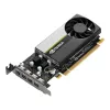 PNY NVIDIA T1000 4GB GDDR6 madala profiiliga, 4x Mini DisplayPort (VCNT1000-SB)