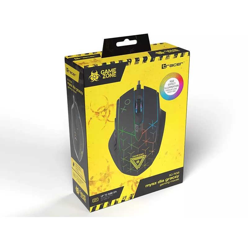 Tracer GAMEZONE XO - hiir - USB - optiline - 6 nuppu - must
