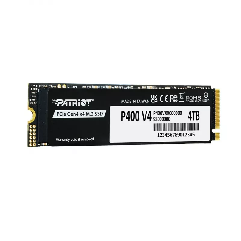 Solid State Drive PATRIOT P400 V4 4 TB M.2 NVMe (4000 GB, M.2, Must)