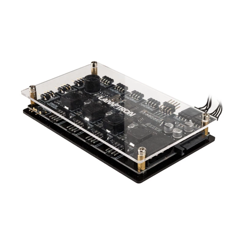 Lamptron SM436 PCI ventilaatori ja RGB LED kontroller, must