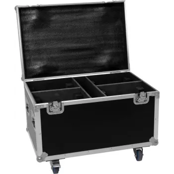 Flightcase Roadinger 4x TMH-X4 jaoks (mudel 31001061) — kaitsev transpordikohver neljale seadmele