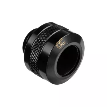 Fitting Alphacool 17471 — messing must, Ø22 mm, kõrgus 20 mm