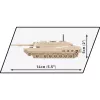 Ehituskomplekt Cobi Abrams M1A2 — 174 tk, soovitatav vanus alates 6 aastat, beež