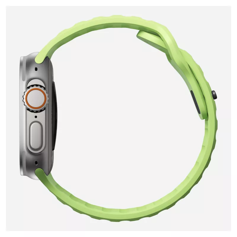 Band Nomad Sport Band Light roheline Rubber — laius 21,5 mm, randmele 160–195 mm