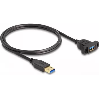 DeLOCK SuperSpeed USB 5 Gbps kaabel USB tüüp-A isane emasele 1 m must