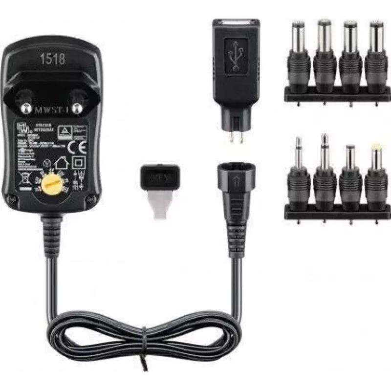 Qoltec voolujaotur PDU ülekoormuskaitsega 19 inch RACK jaoks | 1U | 16A | 6x PRANTSUSE | 2 m
