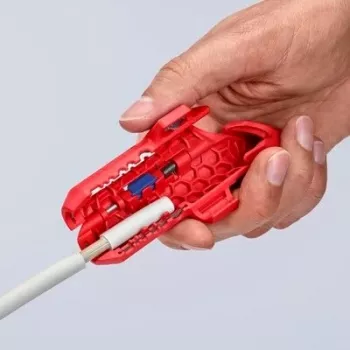 Eemaldustööriist Knipex ErgoStrip PV 16 95 03 PV-kaablitele, reguleeritav tõkis, ergonoomiline käepide