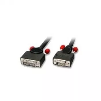 Lindy 3m DVI-A/VGA-kaabel VGA (D-Sub) Must