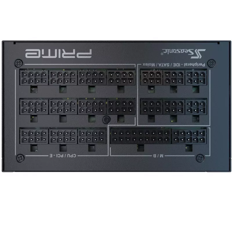 Seasonic Prime TX-1600, 80 PLUS Titanium toiteplokk, modulaarne, ATX 3.0, PCIe 5.0 - 1600 W
