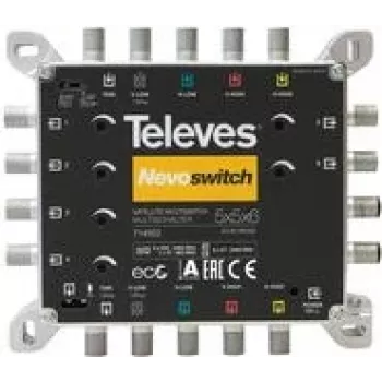 Satelliidi multikommutator Televes 714502 5 sisendit 11 väljundit