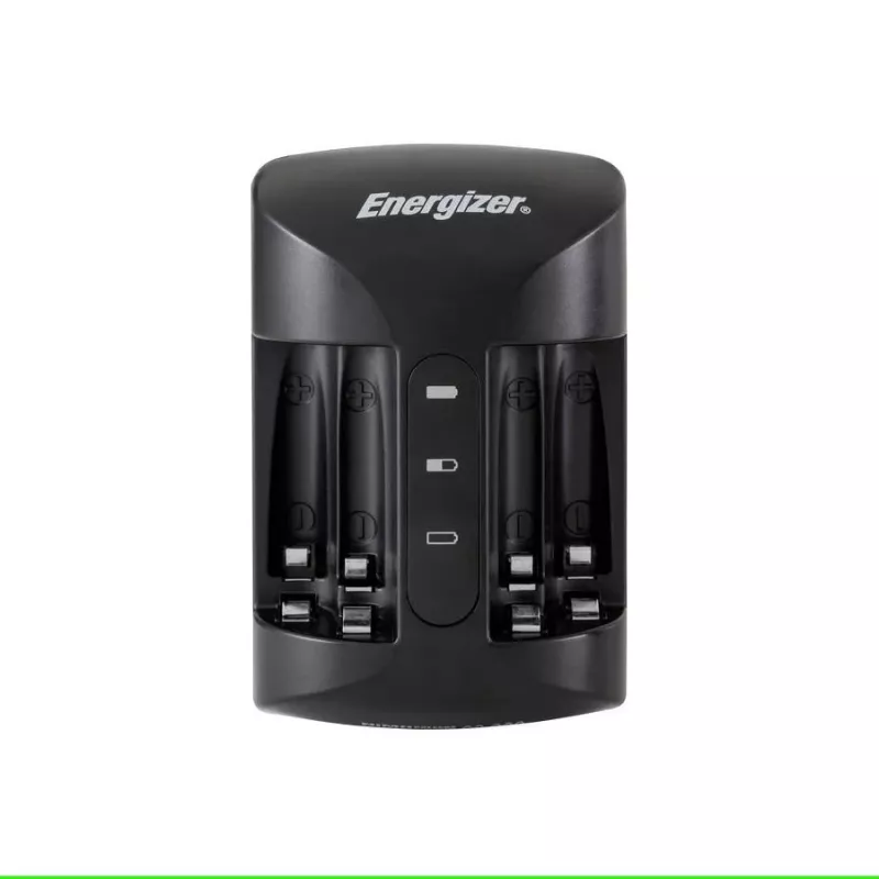 Akulaadija Energizer Pro Charger AC 4‑pesaline AA/AAA NiMH jaoks, 100–240 V, 2000 mAh akud kaasas