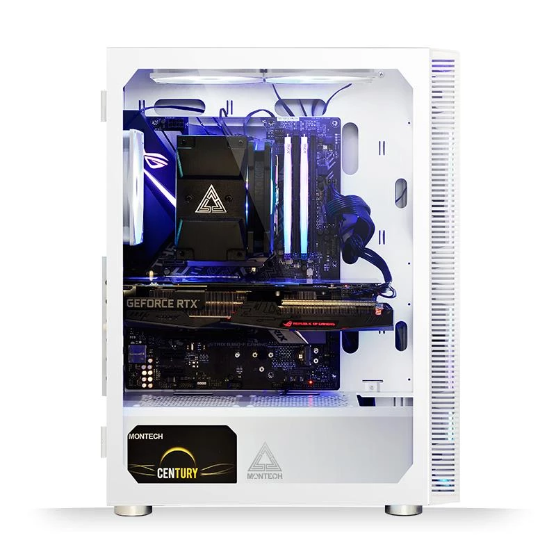 PC Case Montech X3 GLASS Midi Tower Valge