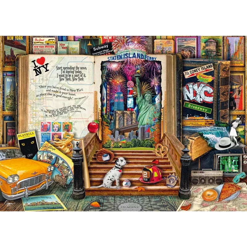 Jigsaw Puzzle schmidt spiele Aimee Stewart: Memories of New York — 1000 tükki