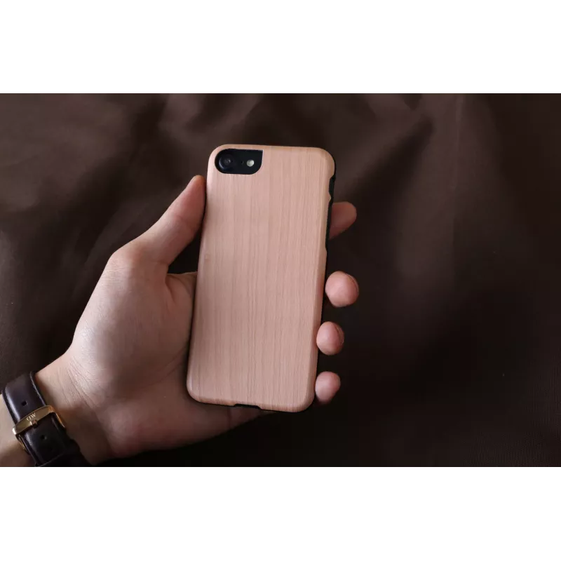 Telefonikott iPhone 7/8 jaoks — man and wood ampero, must