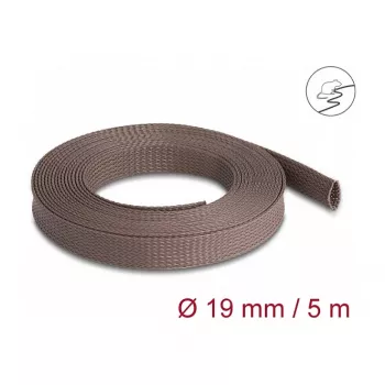 Kaablikaitse DeLOCK 20905 Pruun Polüester 1.9 cm Läbimõõt