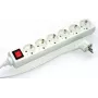 Pikendusjuhe e+p E 60/3 3m 6 vahelduvvoolu pistikupesa valge