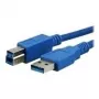 MediaRange - USB-kaabel - USB-tüüp B (M) kuni USB-tüüp A (M) - 3,0m - Sinine (MRCS149)