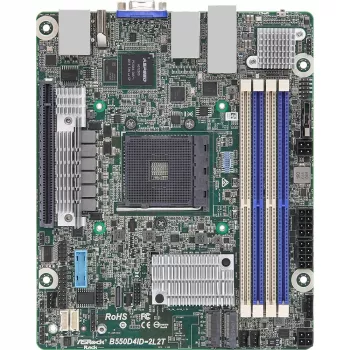 ASRock B550D4ID-2L2T emaplaat AMD B550 Socket AM4 mini ITX (B550D4ID-2L2T)