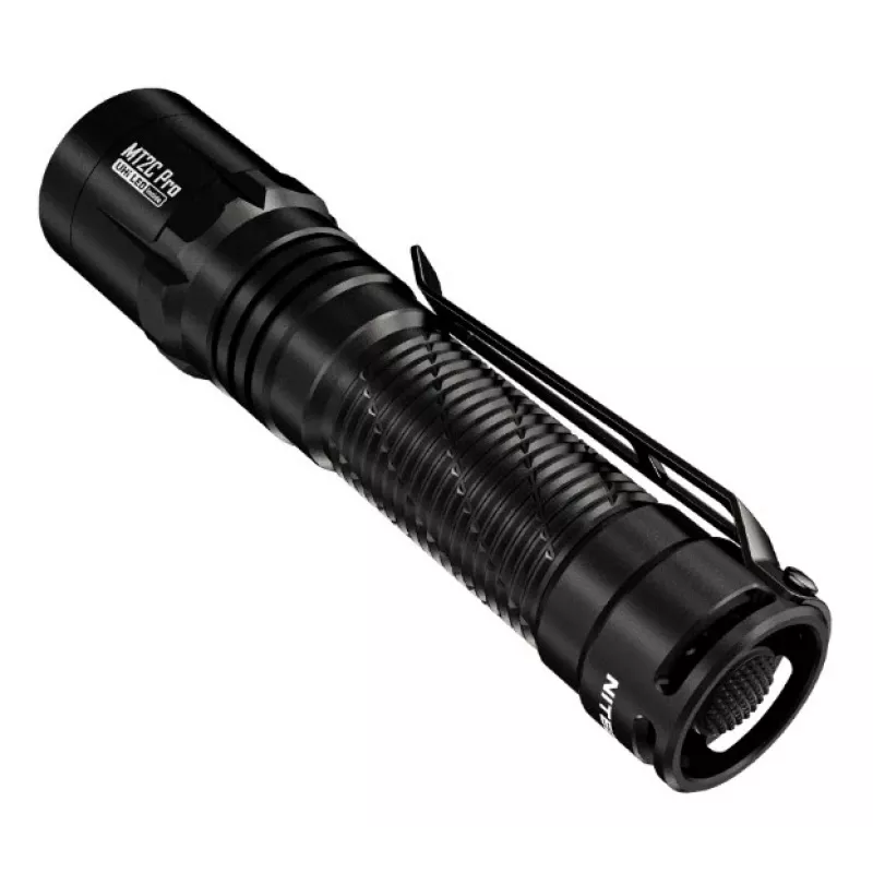 Käeshoitav taskulamp Nitecore MT2C Pro, kompaktne alumiiniumist LED, USB-laetav, 50 lm min, veekindel 2 m, põrutuskindel, 117,5 mm, 64 g, must
